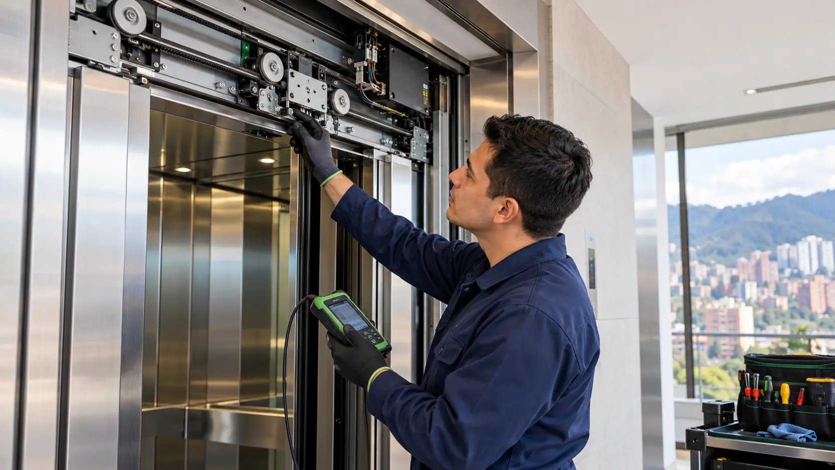 Diagnóstico para mantenimiento de ascensores Otis en Bogotá
